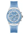 Produktbild: Guess Damen Armbanduhr 39 mm Armband Silikon ECO-FRIENDLY BLUE BIO-BASED GW0409L