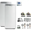 Produktbild: Vaillant Paket 3.46/5 2x icoVIT exclusiv VKO 256/3-7, VRC 700, Abgas