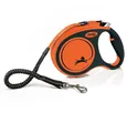 Produktbild: FLEXI Automatische Leine XTREME L Band 8 m bis 55kg Orange