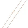 Produktbild: MATERIA Rosegold Herz Kette Damen 42-45cm - Halskette Silber 925 rose vergoldet