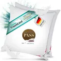 Produktbild: Set 2 Daunenkissen 5 Sterne Hotel Kissen 80x80 cm Canada Federn Daunen Downpass