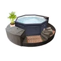 Produktbild: NetSpa Octopus Outdoor Whirlpool 4-6 Personen inkl. 5 teilige Umrandung