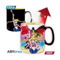 Produktbild: Abysse - Sailor Moon: - Sailor Moon Group - 460 ml - Becher mit Thermoeffekt -