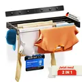 Produktbild: Wäscheständer Wandmontage 2in1 mit extra Kleiderhaken Ausziehbar und Platzspa...