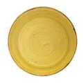 Produktbild: Churchill STONECAST Coupe Plate Mustard Seed Yellow Teller Porzellan 21,7 cm