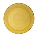 Produktbild: Churchill STONECAST Coupe Plate Mustard Seed Yellow Teller Porzellan 21,7 cm  