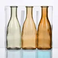 Produktbild: Sandra Rich 3er Pack Flaschenvasen Bottle H. 18,5cm D. 6,5cm gelb orange Glas