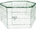 Produktbild: Freigehege 6-eckig mit Schutznetz 112x98x56 cm grün