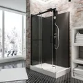 Produktbild: Schulte ExpressPlus 72H Korsika Wellnesskabine Komplettdusche Schwarz 120 x 80 cm / 224 cm - EP581123 68 50