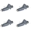 Produktbild: 4x BOSCH Einspritzdüse Einspritzventil für VW Lupo 6X1 6E1 1.0 1.4 Seat Arosa 6H
