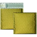Produktbild: Blanke Luftpolstertaschen für DIN C6, 160 x 160mm, haftklebend, gold, 10 Stück