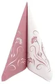Produktbild: APARTina Servietten Elegantia 40x40 cm stoffähnlich Airlaid, hochwertige Serviette Hochzeit, Hochzeitsservietten stoffähnliche Einwegservietten für verschiedene Anlässe (Altrosa)