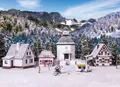 Produktbild: (X) Vollmer 47613 - N Weihnachtsdorf mit Beleuchtung, Funktionsbausatz - Neu