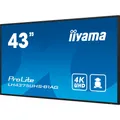 Produktbild: iiyama ProLite LE4341S-B2, Full HD, USB, RS232, Ethernet, Kit (RS232), schwarz 16:9, Bildschirmdiagonale: 107,9 cm (42,5