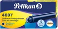 Produktbild: Pelikan Füllhalter Tintenpatrone 4001 GTP blau-schwarz VE=5 Stück