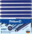 Produktbild: PELIKAN PATRONEN FÜR LANGE FEDER 5 Stk. BLAU-SCHWARZ