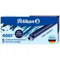 Produktbild: Pelikan 4001 Tintenpatronen für Füller blau-schwarz, 5 St.