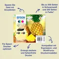 Produktbild: 604 C13T10G64010 originale Druckerpatronen Schwarz, Cyan, Magenta, Gelb 3,4 ml 2,4 ml 150 Seiten