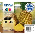 Produktbild: Epson 604 Tinte Ananas Multipack, 4-farbig Standard, XP-2200 XP-2205 XP-3200 XP-4205 WF-2910DWF WF-2930DWF WF-2950DWF, ReadyPrint Flex-Tintentarife, Original