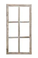 Produktbild: Deko Fensterrahmen Sprossenfenster Rahmen braun 43x85cm Shabby 431355-000-707
