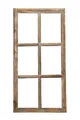 Produktbild: Deko-Fensterrahmen Holz- Rahmen Fenster-Attrappe Holz shabby gewischt Vintage