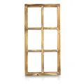Produktbild: Deko Vintage Stallfenster Landhausstil Deko Fenster mit Halbbogen aus Holz