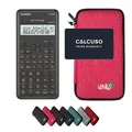 Produktbild: Casio fx-82MS 2nd Edition inkl. WYNGS Schutztasche Pink - Wissenschaftlicher Taschenrechner - Basic Set