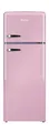 Produktbild: Amica KGC 15636 P Retro Kühl-/Gefrierkombination / Cupcake Pink / 144cm (H) x 55cm (B) x 62cm (T) / Retro-Design / Kühlschrank mit Gefrierfach