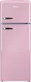 Produktbild: Amica Kühl-Gefrierkombination KGC 15636 P | Retro Design | 144x55x61,5 cm | 206L | EEK E | 4* Gefrierfach | pink, E (Spektrum A bis G)