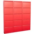 Produktbild: ebuy24 Schuhkipper, Rot, Holzwerkstoff, 150x173x16 cm, Garderobe, Schuhaufbewahrung, Schuhkipper