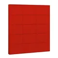 Produktbild: ebuy24 Pisa Schuhschrank mit Klappen/Türen in rot (150x173x16 cm)
