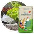 Produktbild: Schicker Mineral Diabas Urgesteinsmehl fein - Pulver 25 kg – Natürliches Gesteinsmehl als Bodenverbesserer – natürlicher Kompostbeschleuniger – Bodenhilfsstoff zertifiziert für den biologischen Anbau