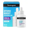 Produktbild: Neutrogena Hydro Boost 10% Niacinamide Serum, feuchtigkeitsspendendes Gesichtsserum für strahlende Haut, Gesichtsserum Hyaluronsäure und 10% Niacinamid, Gesichtspeeling-Serum für alle Hauttypen, 30 ml