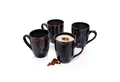 Produktbild: SÄNGER Becher Tokio Kaffeebecher Set, 4-tlg., Steingut, Blau Schwarz, Handmade, Premium Collection