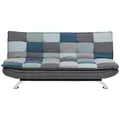 Produktbild: ebuy24 Schlafsofa Faith Schlafsofa Patchwork mehrfarbig., 1 Teile schwarz