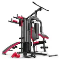 Produktbild: Hop-Sport Kraftstation HS-1054K Multigym Fitnessstation 3 Stationen + 72 kg