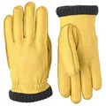 Produktbild: Hestra Deerskin Primaloft Rib Handschuhe Lederhandschuhe Fingerhandschuhe Herren - mit Futter Winter Herbst-Winter - 10 HS gelb
