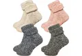 Produktbild: GAWILO ABS-Socken für Damen - Rutschfeste Haussocken mit Noppen - Dicke, warme Wolle (1 Paar) Warme Kuschelsocken aus Wolle helfen gegen kalte Füße - Stoppersocken