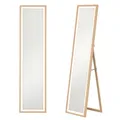 Produktbild: HOMCOM Ganzkörperspiegel Hartglas, MDF