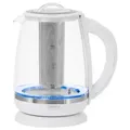 Produktbild: Camry CR 1290 Wasserkocher mit Teesieb, 2 L - 2200 W, 360° drehbar, Weiß