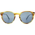 Produktbild: Persol Sonnenbrille 3152 9043/56 Braun gestreift Gelb Blau Entspiegelt