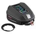 Produktbild: GIVI Tankrucksack Tanklock 6 Liter ST611+ Schwarz Mit Smartphone Tasche MF3243