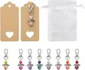Produktbild: Schutzengel Anhänger Set 32 Stück Organza Beutel Geschenkset