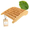 Produktbild: HOFMEISTER® Massage-Gerät aus Buchen-Holz, gegen Verspannungen & Schmerzen, Wellness & Entspannung für die Füße, Naturprodukt aus Europa, Fuss-Massage-Roller, 27 cm