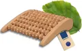 Produktbild: Hofmeister Fußmassage Massageroller Buche 27,5 cm Wellness Entspannung müde Füße