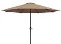 Produktbild: DEGAMO Marktschirm, 300cm Durchmesser, mit Kurbelmechanismus, Gestell Alu