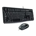 Produktbild: Logitech MK120 Kabelgebundenes Set mit Tastatur und Maus für Windows, Italienisches QWERTY-Layout - Schwarz