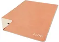 Produktbild: Joop! Wohndecke Uni-Doubleface Baumwollmischung apricot/Sand Größe 150x200 cm