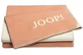 Produktbild: JOOP!  Uni-Doubleface Plaid / Decke apricot-sand 150 x 200cm