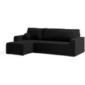 Produktbild: Masseno Ecksofa, Schwarz, Holz, 3-Sitzer, L-Form,L-Form, 230x143 cm, Wohnzimmer, Sofas & Couches, Wohnlandschaften, Ecksofas
